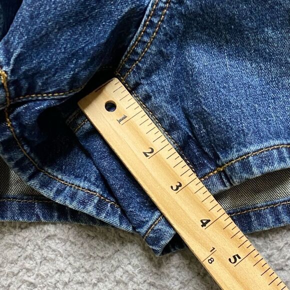 Isabel Maternity Shorts Womens Size 4 Blue Midi Jeans Denim - Picture 9 of 12